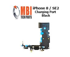 iPhone 8 SE2 Charging Dock Replacement Port Connector Flex Cable 2nd Gen Black