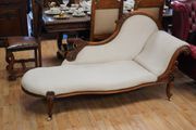 Antique Carved Chaise Longue