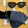 Prada Black And Cream Sunglasses Image 4