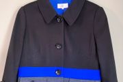 Size 14 Ladies Black/Blue/Grey Jacket by Country Casual