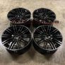 21" Inch Porsche Macan Turbo Style Wheels Gloss black 5x112 66.6 Image 3