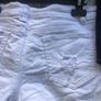 White denim shorts Image 3