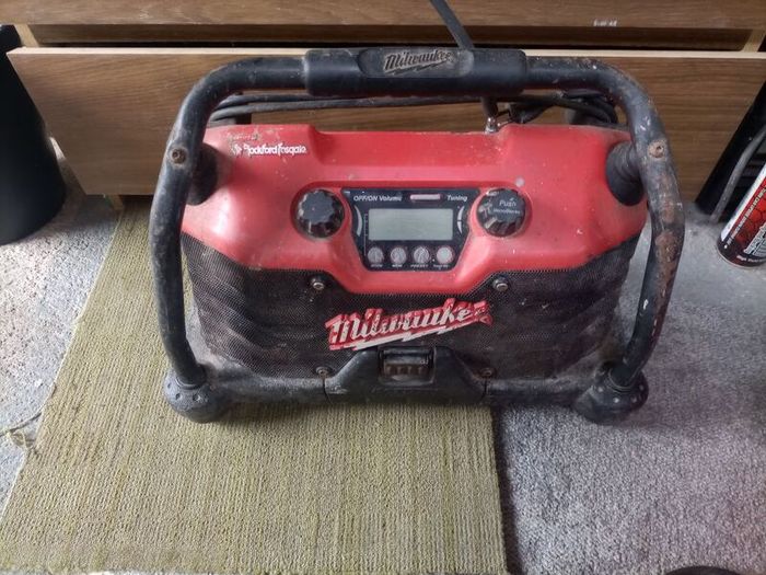 Milwaukee breaker and rotary drill and radio all 110 output