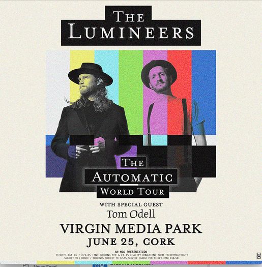 The Lumineers tickets (x2) 25th June 26, Cork