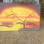 XL Acrylic Sunrise on stretched canvas Image 3