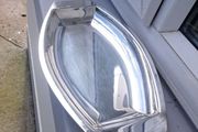 old silver  dish