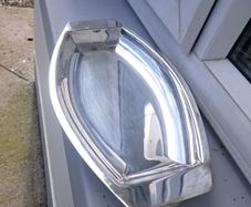 old silver  dish