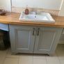 Handmade Bathroom cabinet with solid wood counter top Image 3