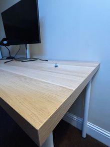 Ikea Langkapten White Oak Desk