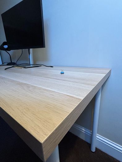 Ikea Langkapten White Oak Desk