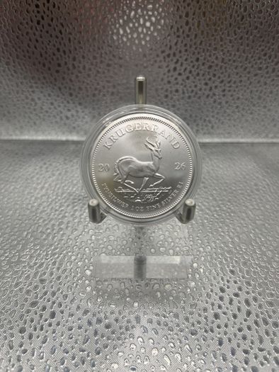 1oz Fine 999 Silver Bullion Krugerrand 2026 Coin.