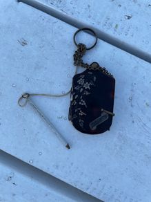 chinese antique Carnet de bal (dance card) TORTOISE SHELL & IVORY
