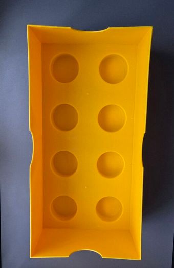 LEGO Bundle: 2.45kg Genuine LEGO with Yellow Storage Box