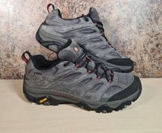 mens MERRELL MOAB 3 GTX gore-tex walking hiking shoes trainers vibram soles Size UK 10 Eu 44.5