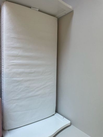 Nested Sorrento Wooden Cot Bed White