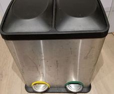 Dual Compartment Recycling Pedal Bin. Soft Close