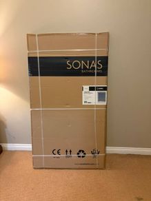 Sonas Lunar SB1 Radius Bathscreen