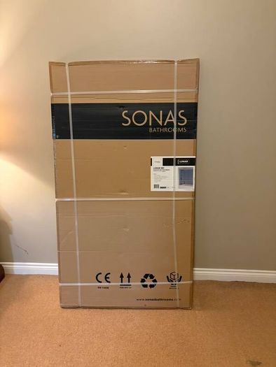 Sonas Lunar SB1 Radius Bathscreen