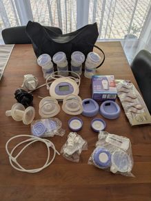Lansinoh Double Electric Breast Pump & Accessories