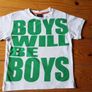 Age 3-4 'Boys Will Be Boys' NEXT Teeshirt Image 2