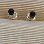 925 Sterling Silver Black Onyx Earrings Image 2