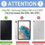 Smart Case Galaxy Tab A 8.0 2019 Keyboard Case SM-T290 SM-T295, Slim Shell Lightweight Smart Cover with Magnetically Detachable Wireless Keyboard for Galaxy Image 2
