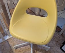 Free ikea yellow swivel chair