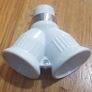 B22 to double E27 Converter Light Socket Bulb Adapter Image 2
