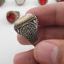 15 Old Fashioned Brass Rings Rustic Decorative Jewellery Lot Image 2