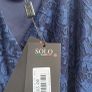 Navy lace wrap dress size 16 Image 2