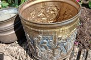 Antique Brass Bucket