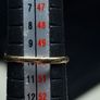 9ct Gold Solitaire Ring | Hallmarked 375 | Clear Stone | Size 50 Image 8