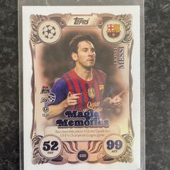 Match Attax Champions League Lionel Messi Magic Memories