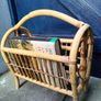 Vintage Bamboo Magazine Stand Image 4