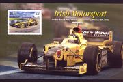 2001 Ireland Stampa Public Souvenir Irish Motorsport (Jordon) Commemorative Stamp Miniature Sheet Overprinted for Stampa Mint Never Hinged (MNH)