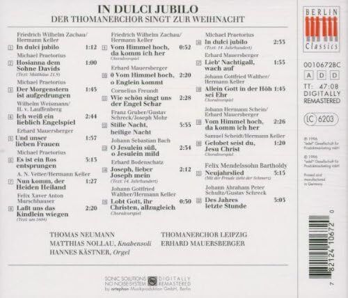 Free Postage! In Dulci Jubilo. CD.