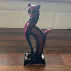 Vintage Stylised Cat Figurine