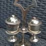Vintage Salt/Pepper Shaker in Stand Image 6