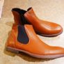 Men's ankle boots. Slip on.Size 12. Tan. New Image 2