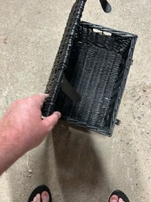 Wicker baskets  boxes