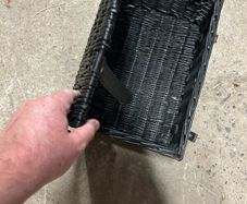 Wicker baskets  boxes