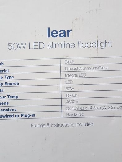 Floodlights 50w slim