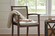 VITO Stackable Wooden Armchair  Upholstered Comfort