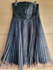 Black strapless  dress