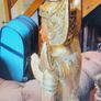 Carved wooden Deity Image 5