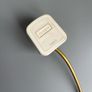 Vintage Antique white onyx marble table lamp Image 3