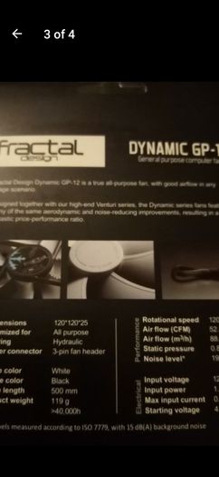 pc fan fractal design dynamic gp12