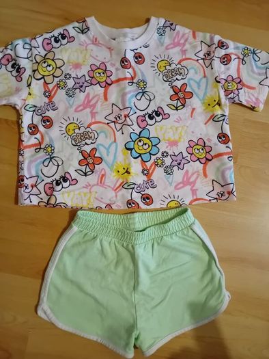 Next Shorts & Tshirt Set 2-3 yrs