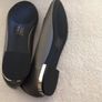 Ladies gum metal coloured ballerina pumps slip on low court shoes size 6.5 unworn Image 3