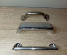 Small Collection Of Vintage Internal Car Door Handles Used Condition